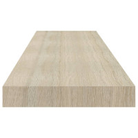 Produktbild för Svävande vägghyllor 4 st ek 90x23,5x3,8 cm MDF