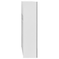 Produktbild för Spegelskåp för badrum vit 80x15x60 cm MDF