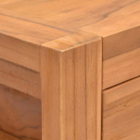 Produktbild för Skrivbord med 2 lådor 100x40x75 cm teak
