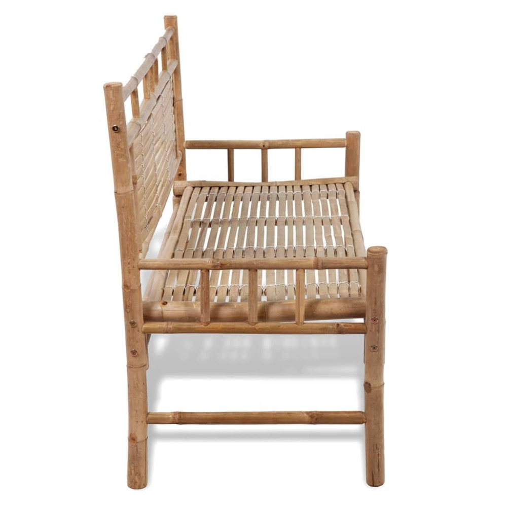 Produktbild för Trädgårdsbänk 120 cm bambu