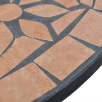 Produktbild för Cafébord terrakotta 60 cm mosaik