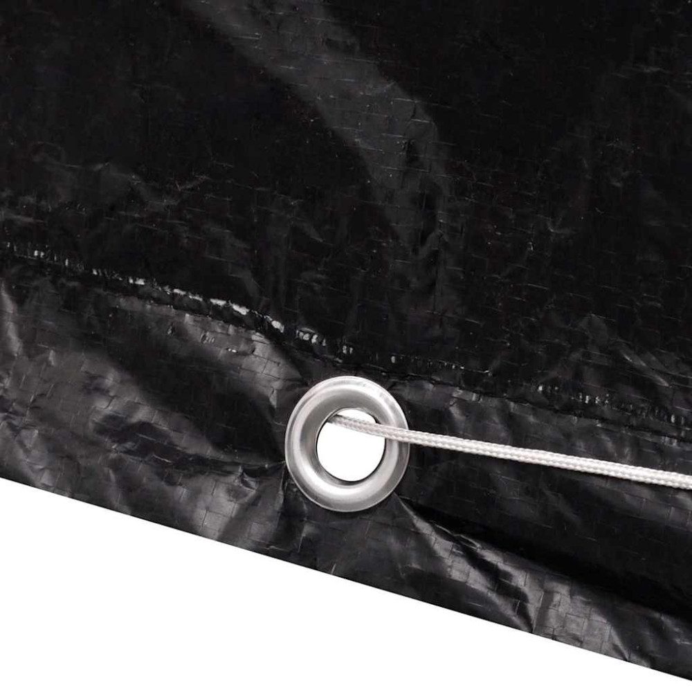 Produktbild för Överdrag för trädgårdsmöbler med 8 öljetter 172 x 113 x 73 cm