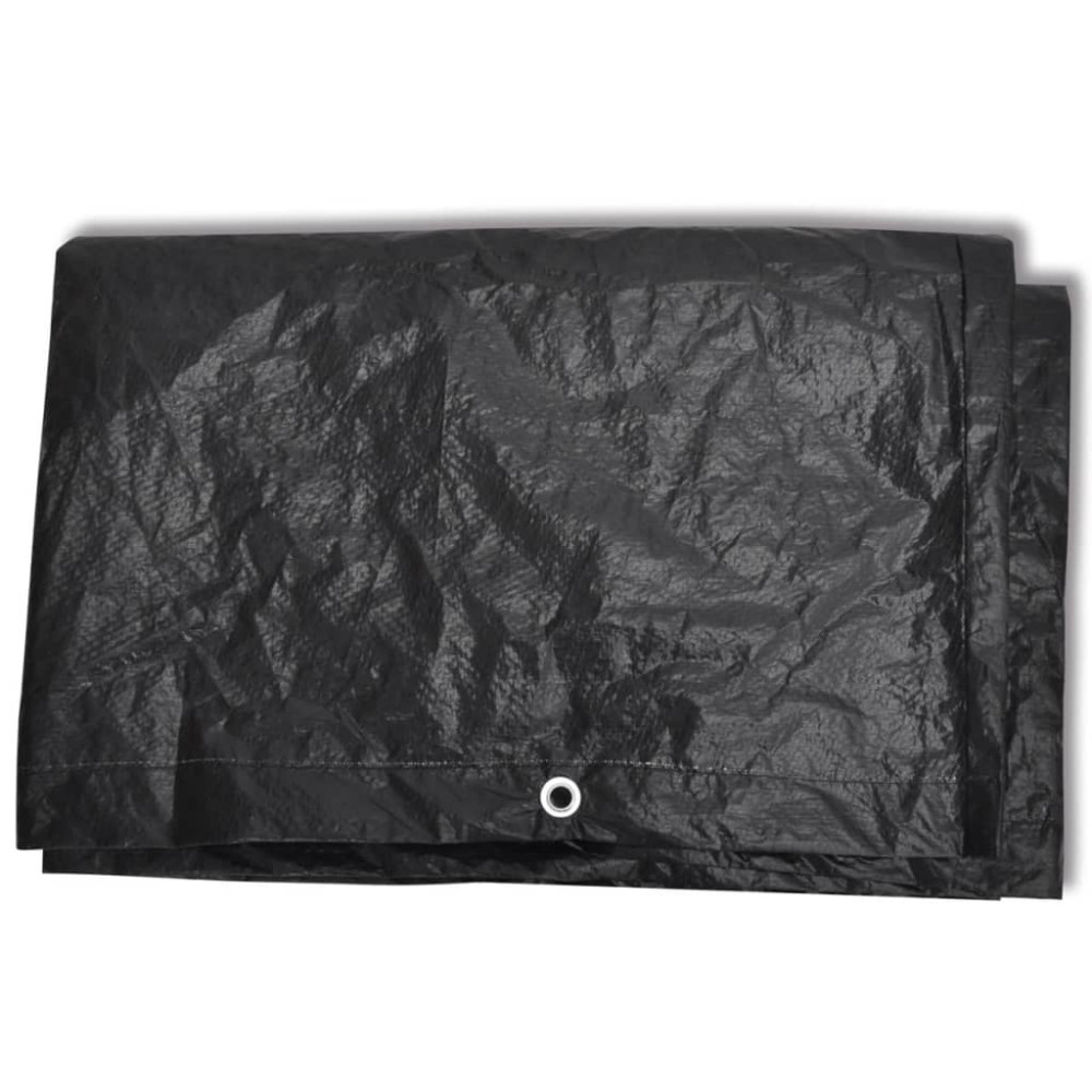 Produktbild för Överdrag till trädgårdsmöbler 8 öljetter 180 x 140 x 90 cm