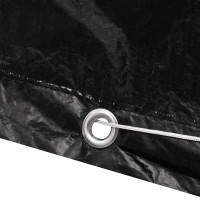 Produktbild för Överdrag för trädgårdsmöbler med 8 öljetter 200 x 160 x 70 cm