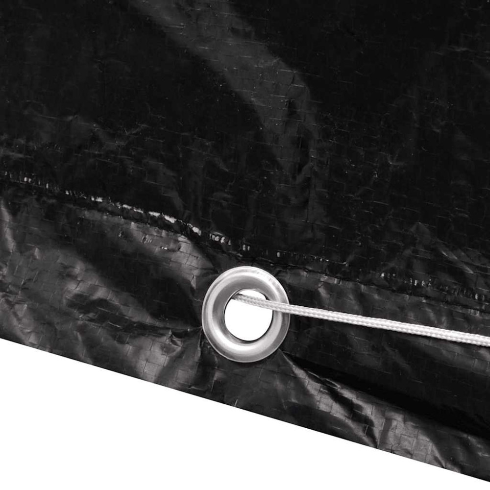 Produktbild för Överdrag till trädgårdsmöbler 8 öljetter 140 x 70 x 90 cm
