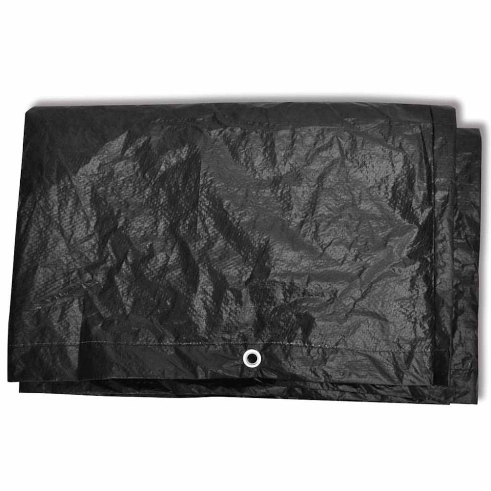 Produktbild för Överdrag till trädgårdsmöbler 8 öljetter 140 x 70 x 90 cm