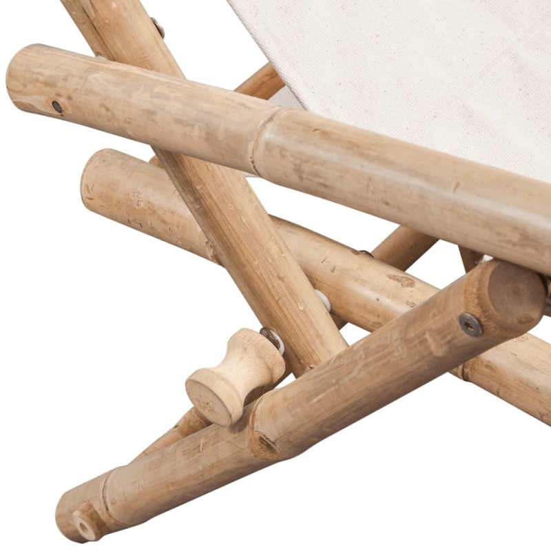 Produktbild för Däckstol bambu