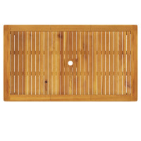 Produktbild för Trädgårdsbord 140x80x74 cm massivt akaciaträ