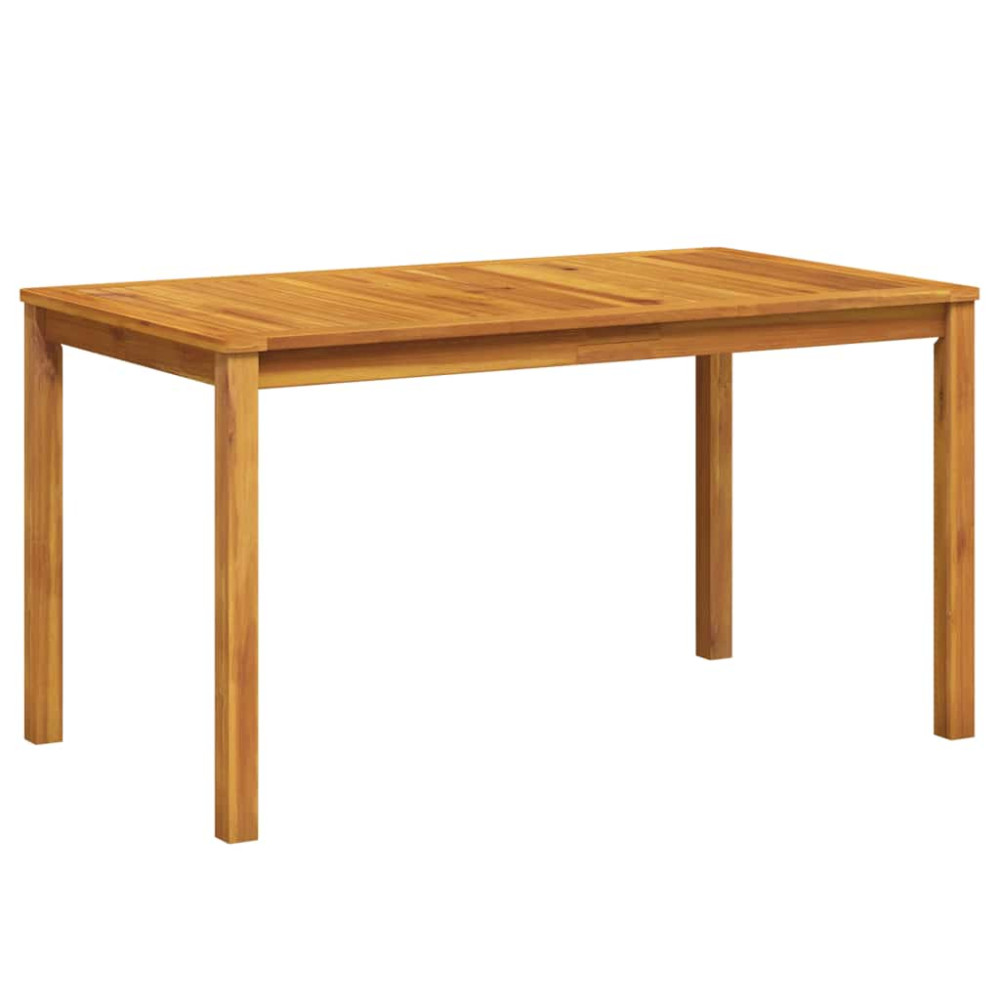 Produktbild för Trädgårdsbord 140x80x74 cm massivt akaciaträ
