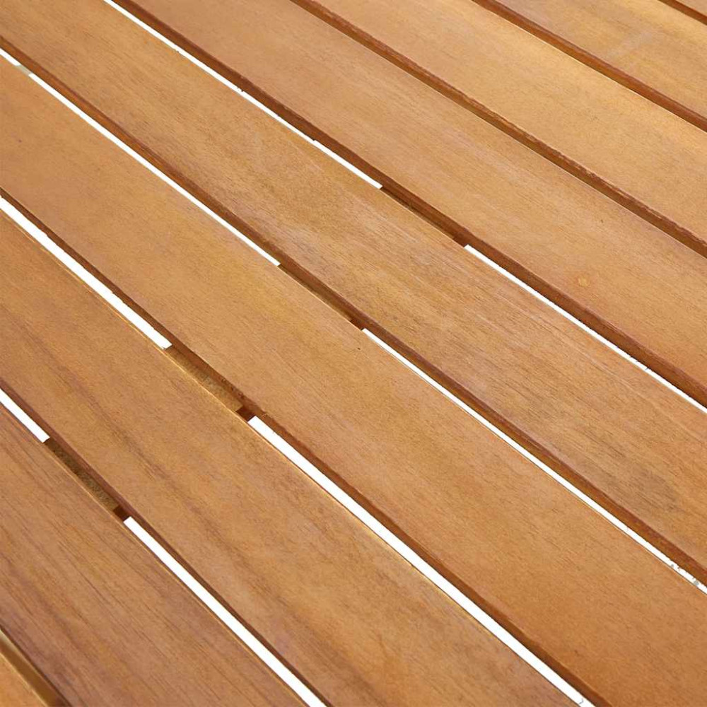 Produktbild för Trädgårdsbord 140x80x74 cm massivt akaciaträ