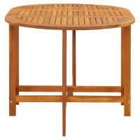 Produktbild för Trädgårdsbord 130x90x72 cm massivt akaciaträ