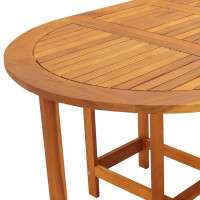 Produktbild för Trädgårdsbord 130x90x72 cm massivt akaciaträ