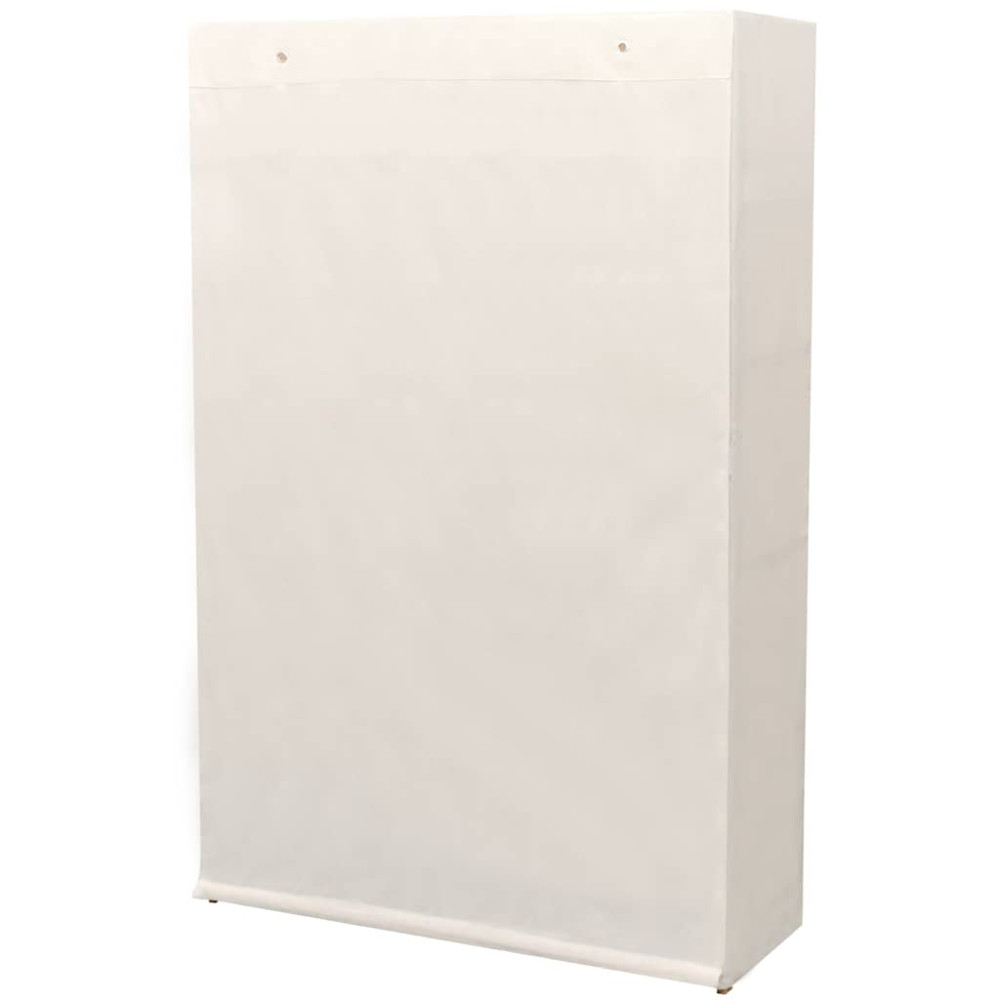 Produktbild för Garderob i tyg och furu 110x40x170 cm