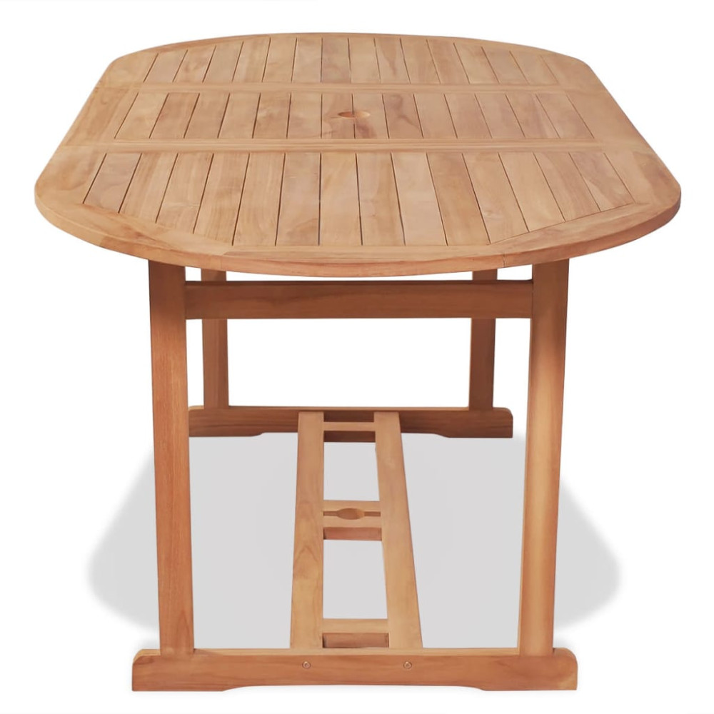 Produktbild för Trädgårdsbord 180x90x75 cm massiv teak