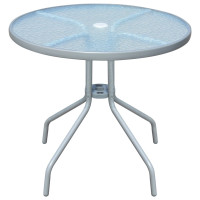 Miniatyr av produktbild för Cafébord grå 80x71 cm stål