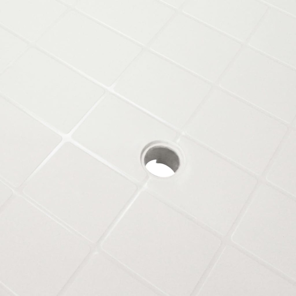 Produktbild för Trädgårdsbord vit 101x68x72 cm plast