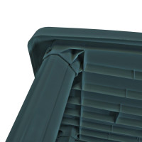 Produktbild för Trädgårdsbord grön 101x68x72 cm plast