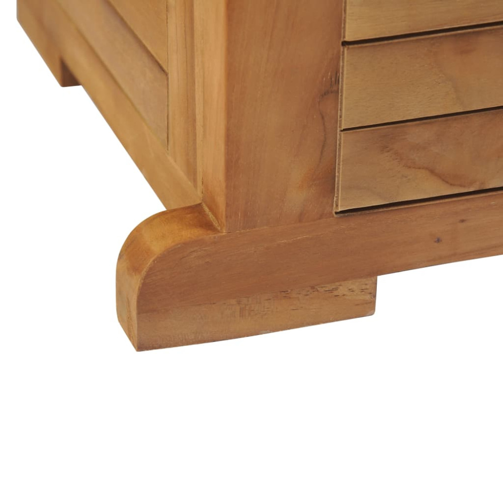Produktbild för Hopfällbart barbord 155x53x105 cm massivt teakträ