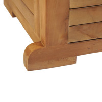 Produktbild för Hopfällbart barbord 155x53x105 cm massivt teakträ