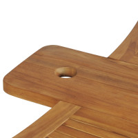 Produktbild för Hopfällbart barbord 155x53x105 cm massivt teakträ