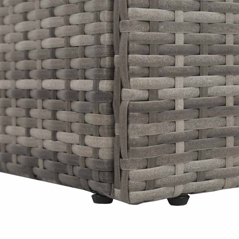 Produktbild för Solsäng 195x60 cm konstrotting grå