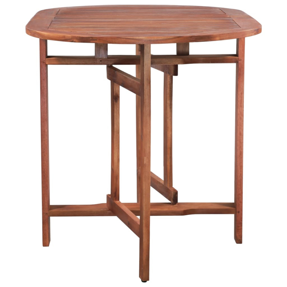 Produktbild för Trädgårdsbord 120x70x74 cm massivt akaciaträ
