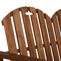 Produktbild för Trädgårdsbänk 110 cm massivt akaciaträ