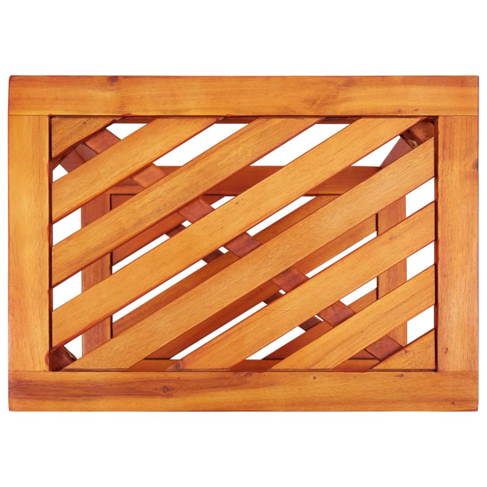 Produktbild för Sidobord massivt akaciaträ 45x33x45 cm