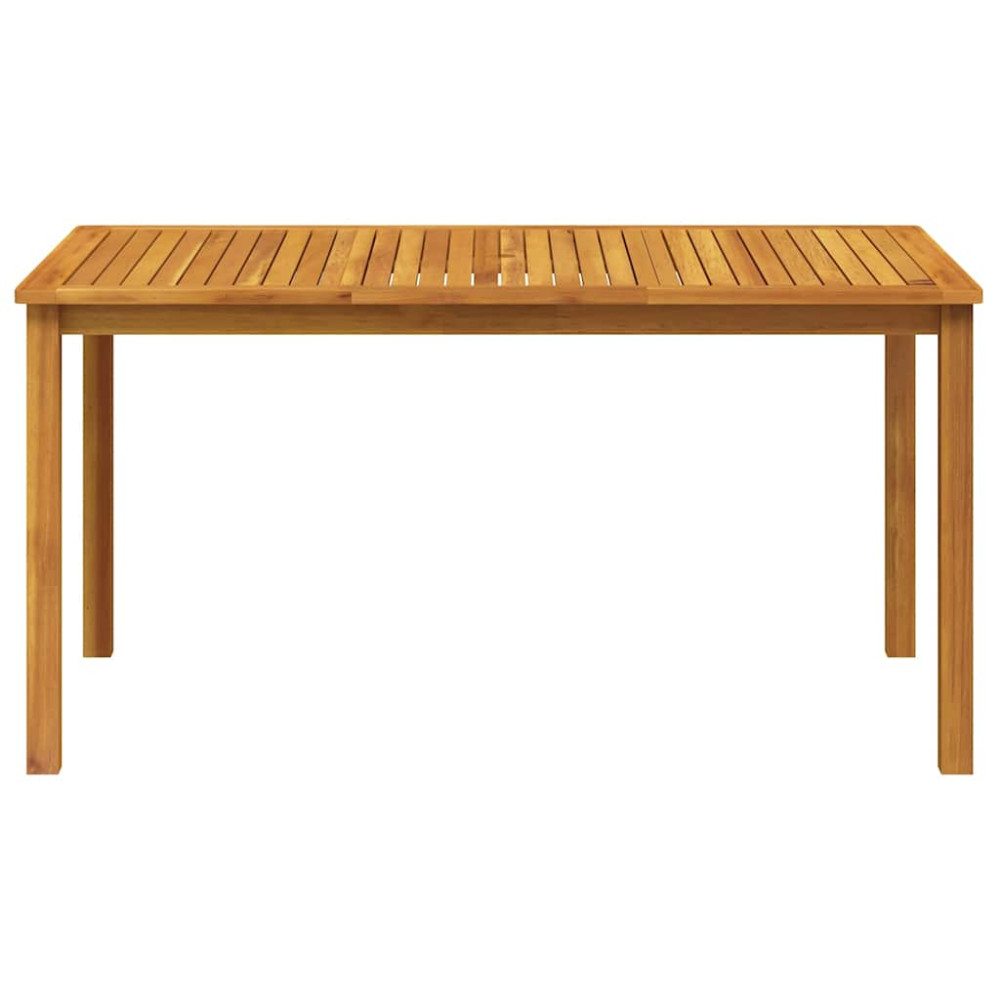 Produktbild för Trädgårdsbord 150x90x74 cm massivt akaciaträ