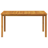 Produktbild för Trädgårdsbord 150x90x74 cm massivt akaciaträ