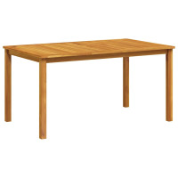 Produktbild för Trädgårdsbord 150x90x74 cm massivt akaciaträ