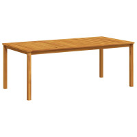 Produktbild för Trädgårdsbord 200x100x74 cm massivt akaciaträ