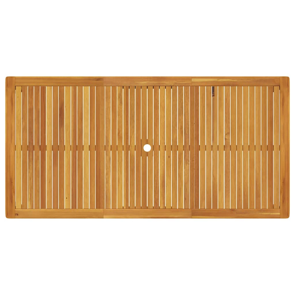 Produktbild för Trädgårdsbord 200x100x74 cm massivt akaciaträ