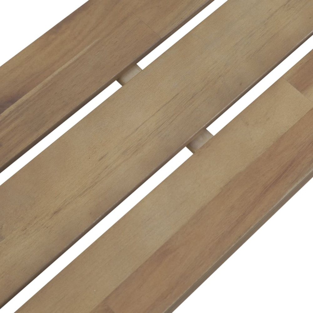 Produktbild för Trädgårdsbänk 120 cm massivt akaciaträ