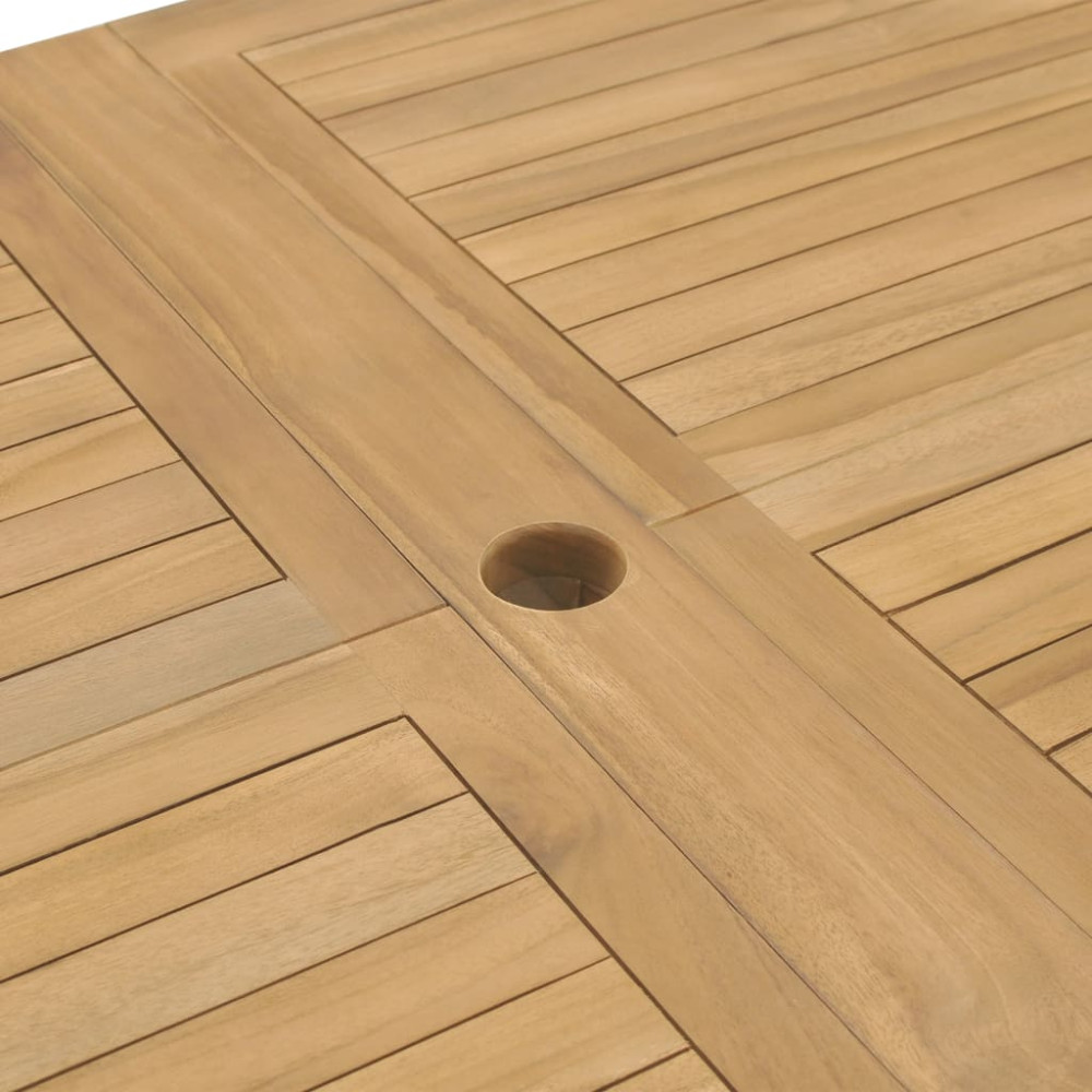 Produktbild för Trädgårdsbord utdragbart 180-280x100x75 cm massiv teak