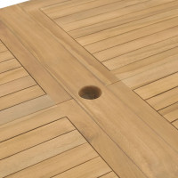 Produktbild för Trädgårdsbord utdragbart 180-280x100x75 cm massiv teak
