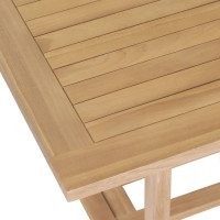 Produktbild för Trädgårdsbord utdragbart 180-280x100x75 cm massiv teak