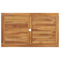 Produktbild för Hopfällbart trädgårdsbord 120x70x75 cm massivt teakträ