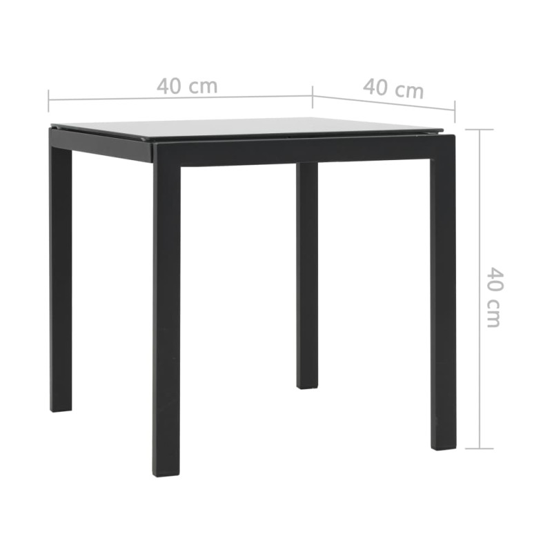 Produktbild för Solsängar 2 st med bord konstrotting och textilene brun