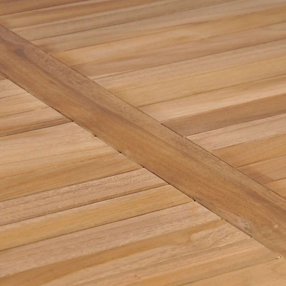 Produktbild för Trädgårdsbord 80x80x77 cm massiv teak