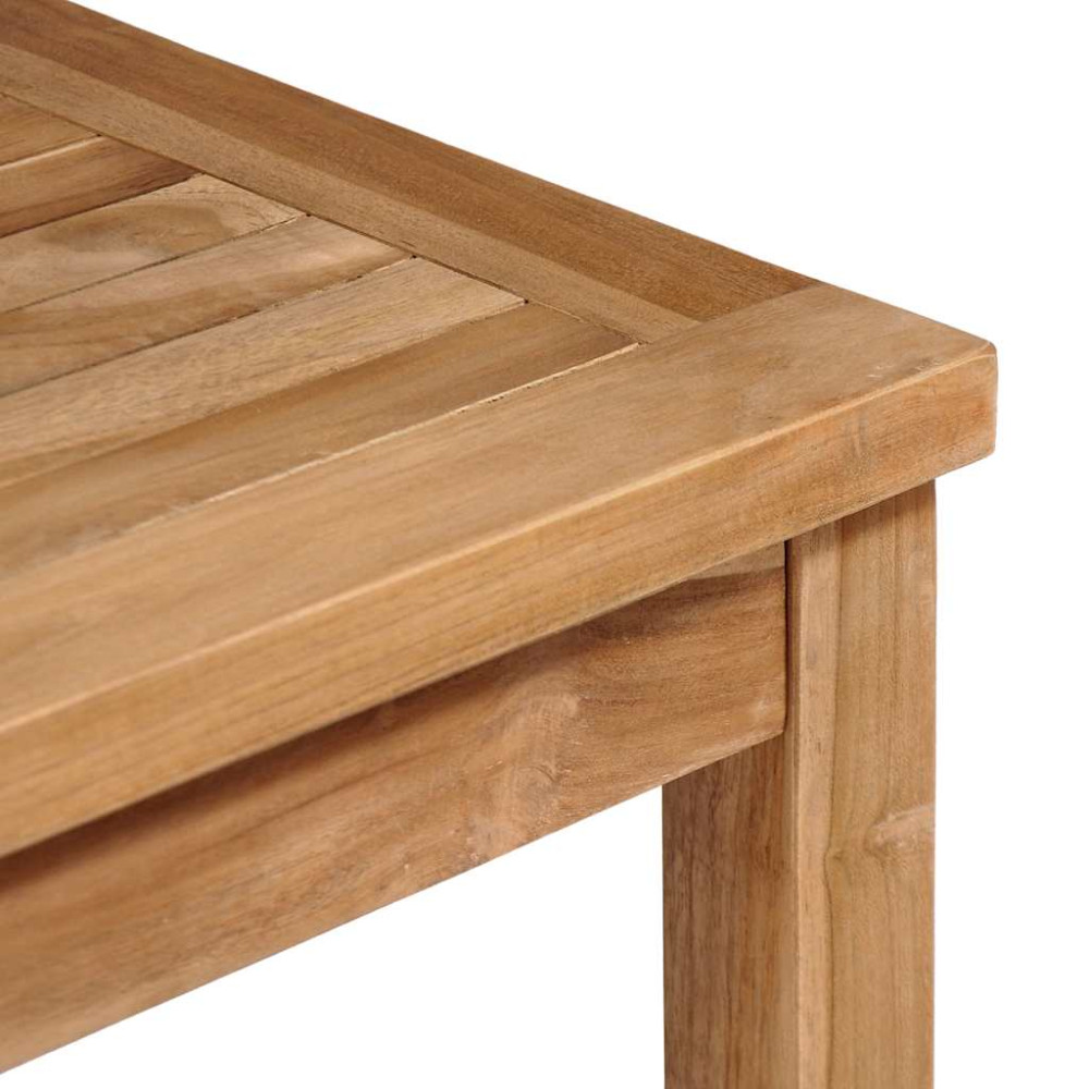 Produktbild för Trädgårdsbord 80x80x77 cm massiv teak