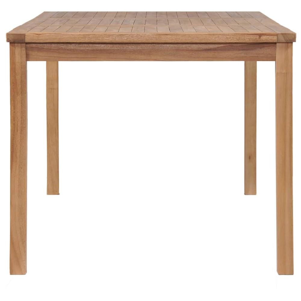 Produktbild för Trädgårdsbord 150x90x77 cm massiv teak