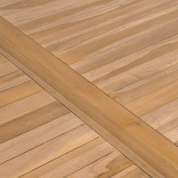 Produktbild för Trädgårdsbord 150x90x77 cm massiv teak