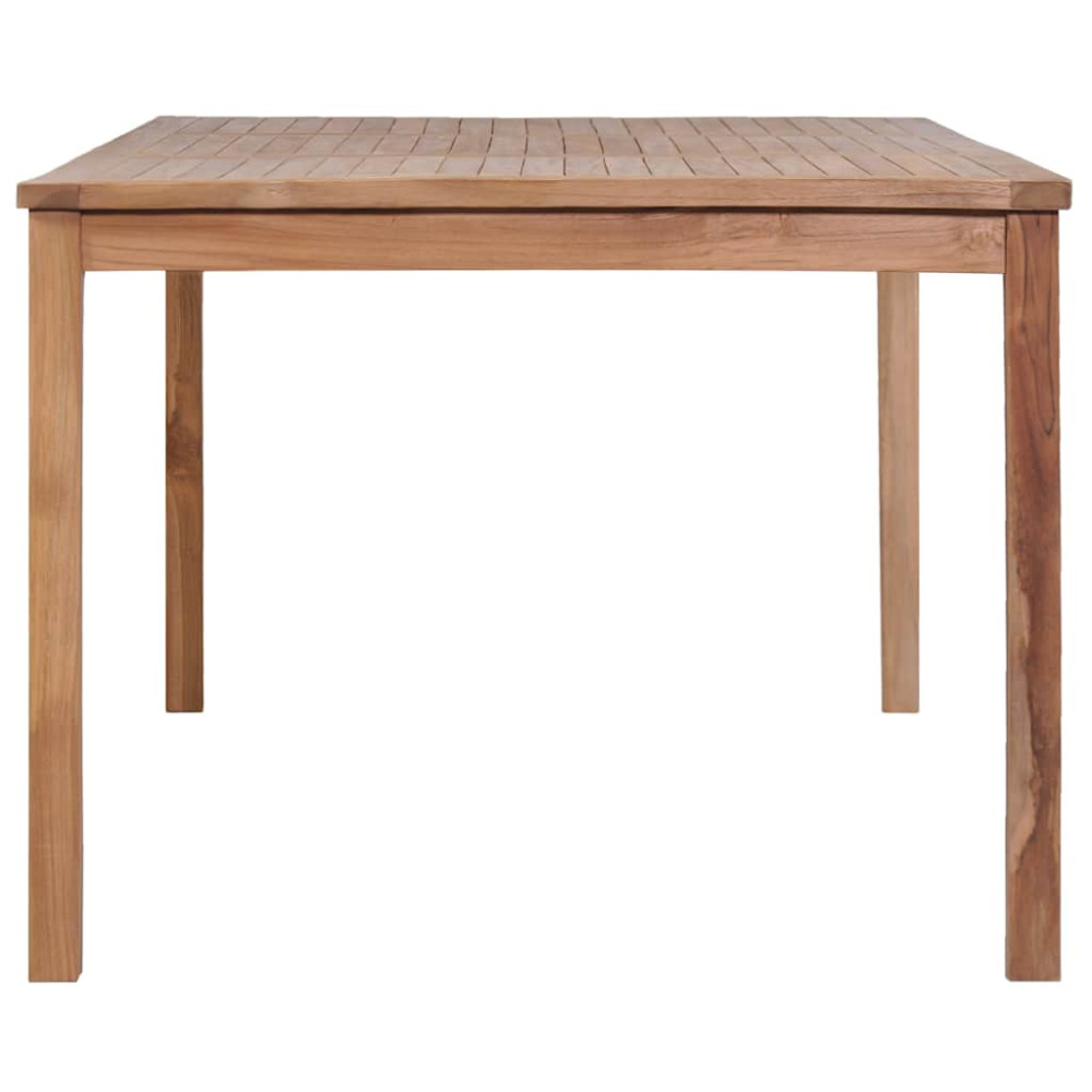 Produktbild för Trädgårdsbord 200x100x77 cm massiv teak