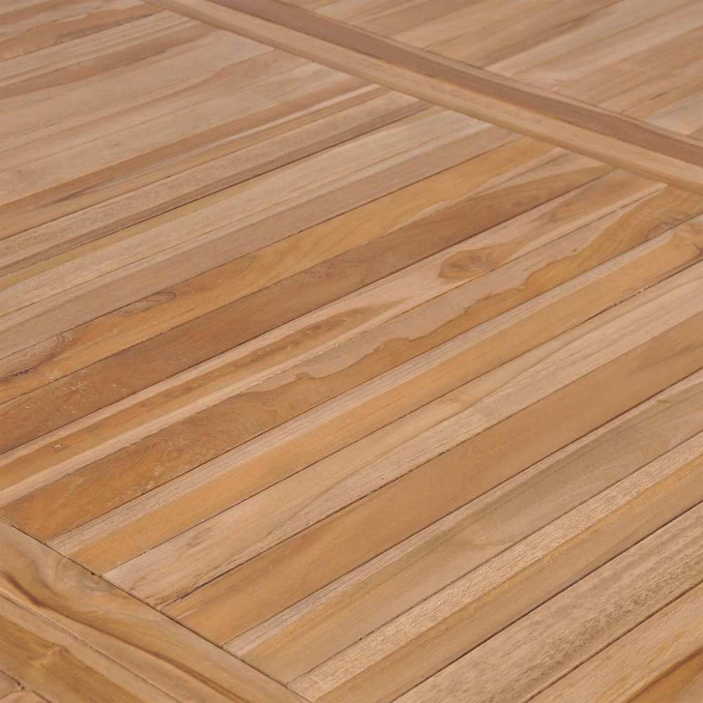 Produktbild för Trädgårdsbord 200x100x77 cm massiv teak