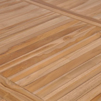 Produktbild för Trädgårdsbord 200x100x77 cm massiv teak