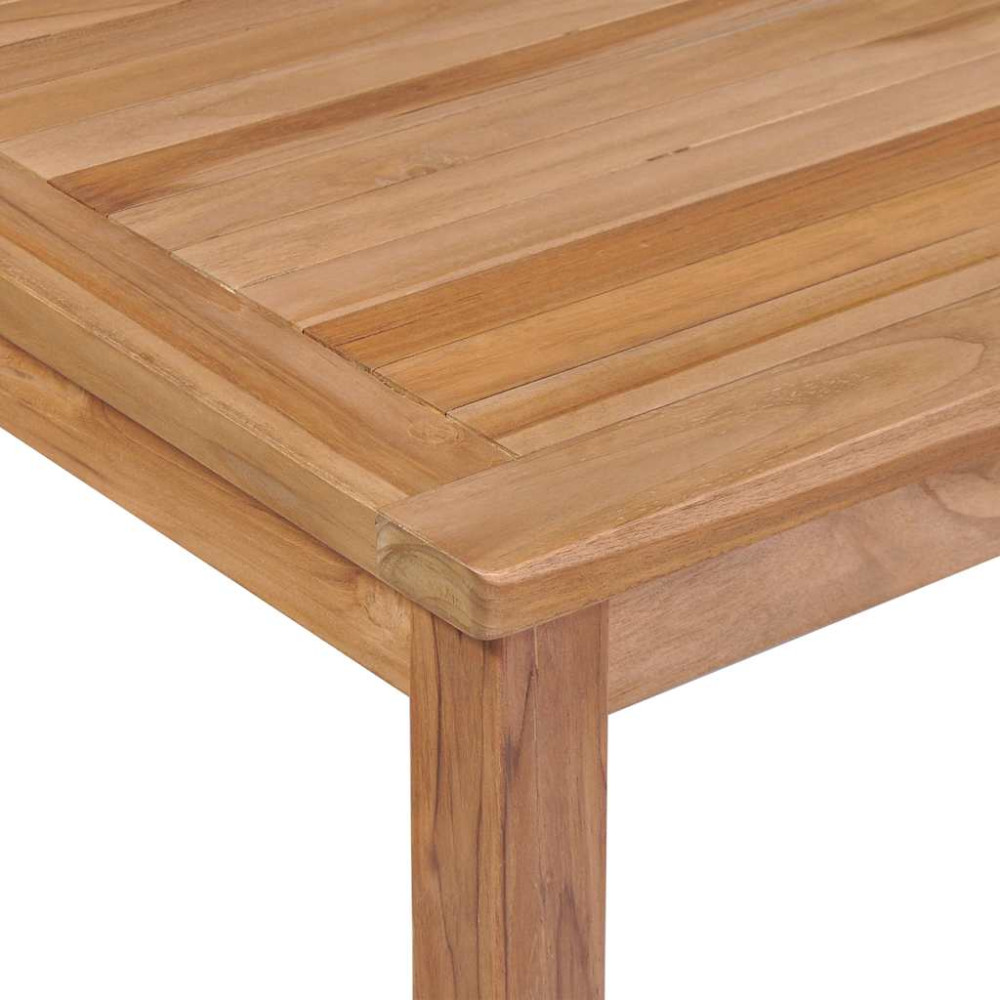 Produktbild för Trädgårdsbord 200x100x77 cm massiv teak