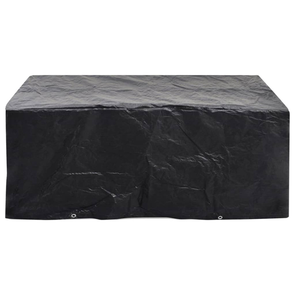 Produktbild för Överdrag för trädgårdsmöbler 8 öljetter 242x162x100 cm