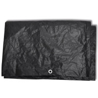 Produktbild för Överdrag för trädgårdsmöbler 8 öljetter 242x162x100 cm