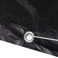 Produktbild för Överdrag för trädgårdsmöbler 8 öljetter 122x112x98 cm